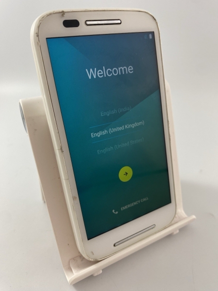 Motorola Moto E 1. Gen weiß unbekanntes Netzwerk 4GB 4,3″ 5MP Android Smartphone