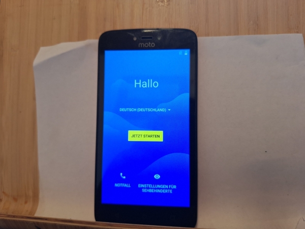 Handy Motorola Moto C XT1754 16GB rot ohne Simlock  Smartphone dualsim