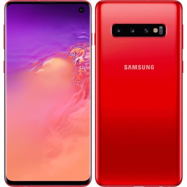 SAMSUNG Galaxy S10+ 128GB Cardinal Red – Gut – Smartphone
