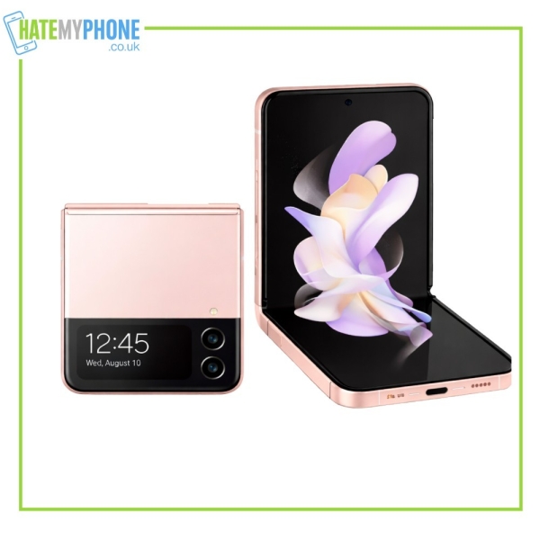 Samsung Galaxy Z Flip4 pink gold entsperrt 128GB 6,7″ 12MP 5G Android Smartphone