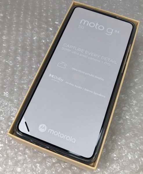 Motorola Moto G84 5G 6,5″ FHD+ pOLED Android Smartphone 12+256GB – Midnight Blue