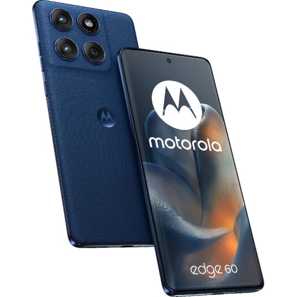 Motorola Moto Edge 60 8 GB RAM 256 GB Gibraltar Sea – Blau Android 15 Smartphone