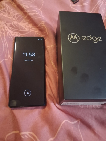 Motorola XT2063-3 Edge 5G Dual-SIM 128 GB/6 GB Solar Schwarz Smartphone
