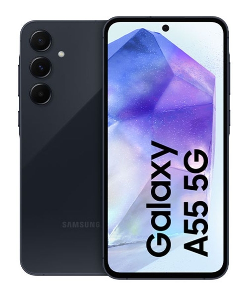 Samsung Galaxy A55 5G 128GB (A556B) Awesome Navy -Dunkelblau Dual Sim Smartphone