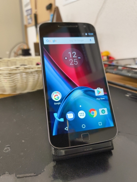 Motorola  MOTO G4 Plus – 16GB – Schwarz (Ohne Simlock) Smartphone