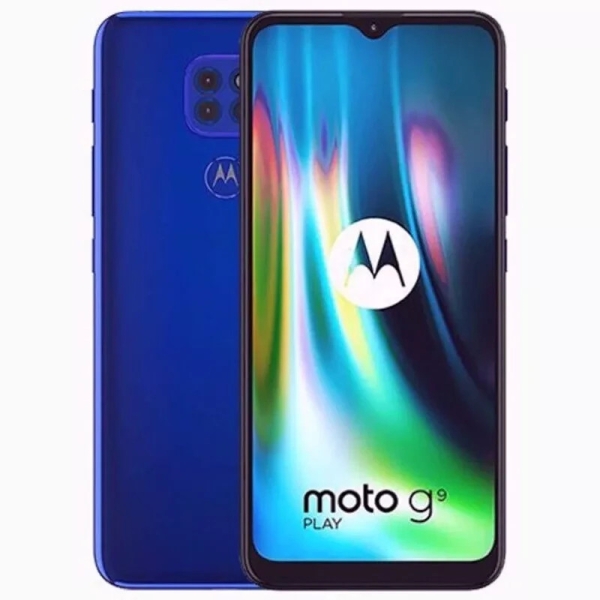 Motorola Moto G9 Play (Dual-SIM) – 64 GB – Smartphone blau (entsperrt)
