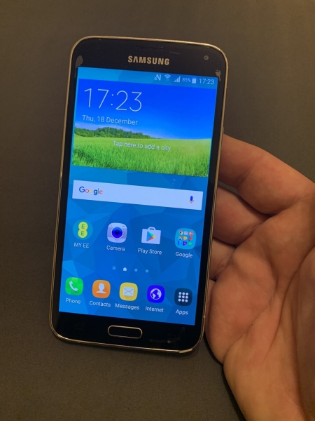 Samsung Galaxy S5 16GB SM-G900F entsperrt 4G LTE Android blau