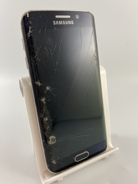 Samsung Galaxy S6 Edge blau 32GB 5,1″ 16MP Android Smartphone gesprungen defekt #D