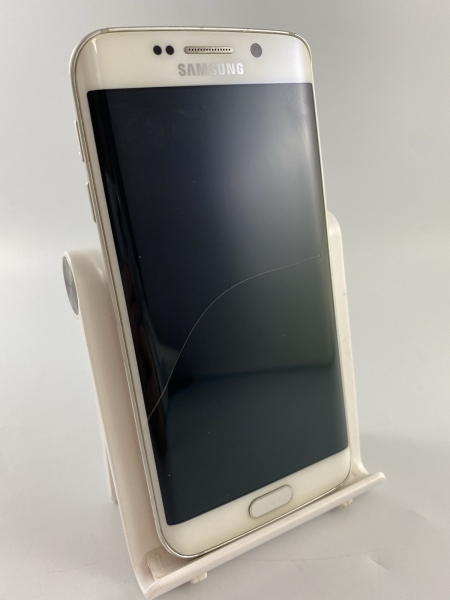 Samsung Galaxy S6 Edge weiß 32GB 5,1″ 16MP Android Smartphone gesprungen defekt #A
