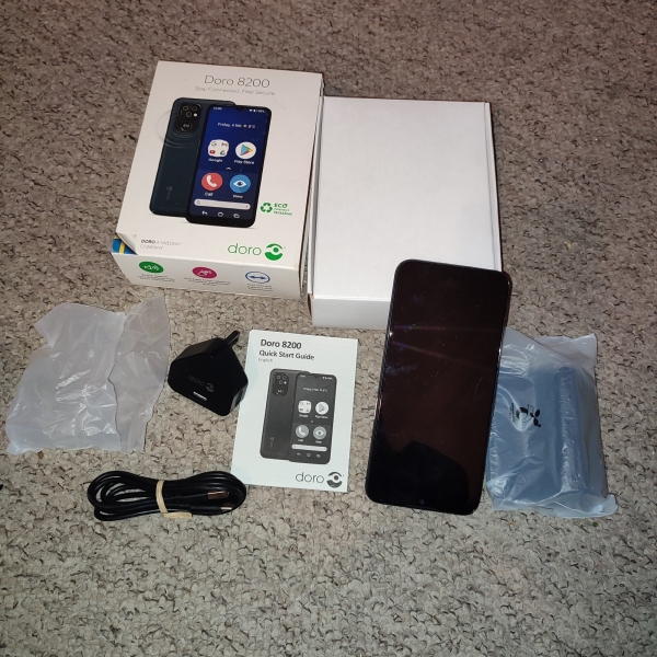 Doro 8200 4G Smartphone 6,1 Zoll blau entsperrt