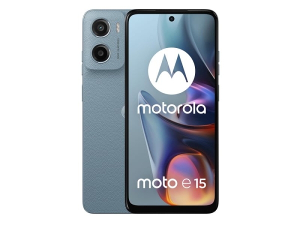 Motorola moto e15 Smartphone – 2/64GB 6,67″ 90Hz Misty Blue