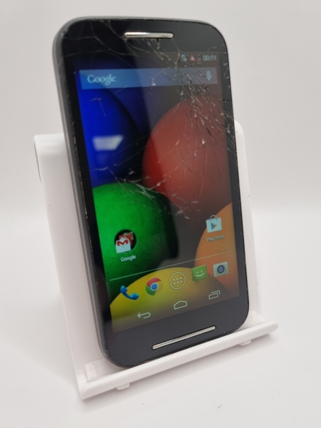 Motorola Moto E 1. Gen schwarz entsperrt Android Touchscreen Smartphone gesprungen