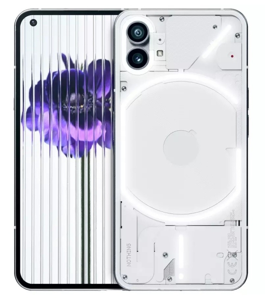 Nothing Phone (1) 5G Dual SIM Smartphone 6,5 Zoll OLED SIM frei 256GB weiß