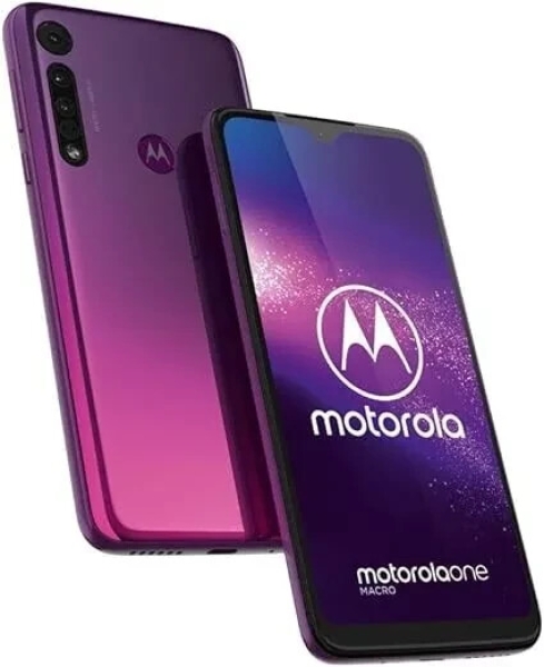 Motorola One Macro 64GB Smartphone violett 4GB RAM LTE entsperrt Android Handy