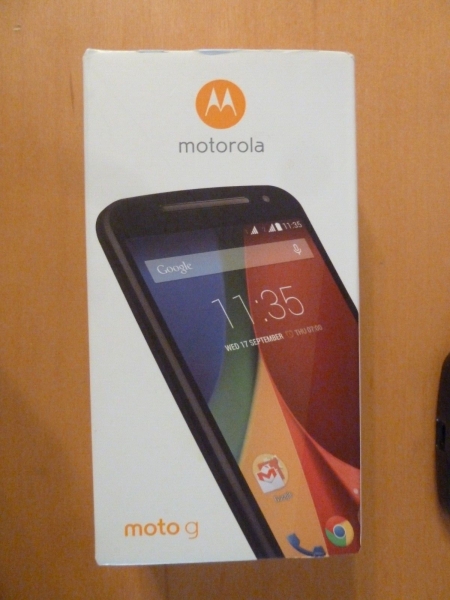 Smartphone motorola (Moto G) 2. Generation, black in OVP