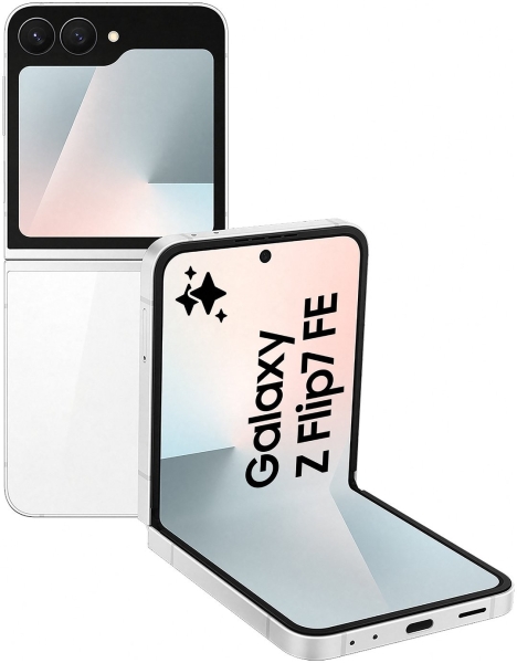 Samsung Galaxy Z Flip7 FE 5G Smartphone AI Handy 128GB SIM frei weiß