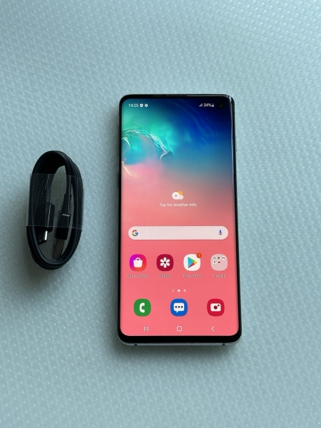 SAMSUNG GALAXY S10 WEISS 128GB ENTSPERRT SMARTPHONE