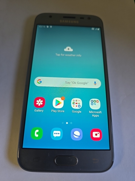 Samsung Galaxy J3 (2017) SM-J330FN Android Smartphone silber (DK869)