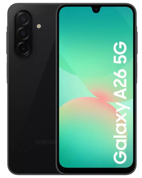 NEU Samsung Galaxy A26 5G 256GB entsperrt Android Smartphone schwarz