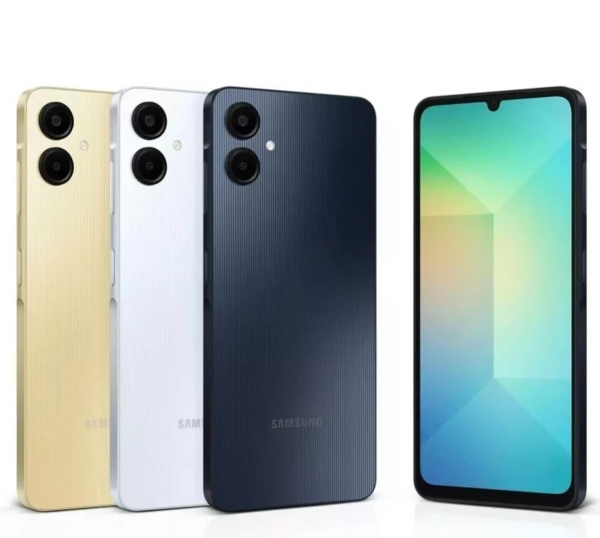 Samsung Galaxy A06 4G 64GB Dual-SIM Smartphone – entsperrtes Handy. Leuchte Silber