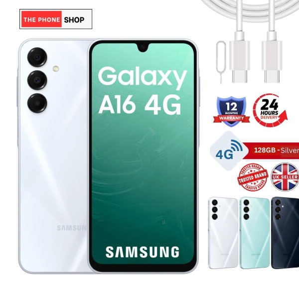 Samsung Galaxy A16 128GB 4GB 4G DualSIM entsperrt SIM frei Smartphone NEU VERSIEGELT