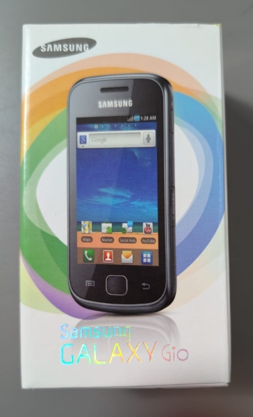 Samsung Galaxy Gio GT-S5660 Smartphone Dark Silver mit OVP wie Unbenutzt!