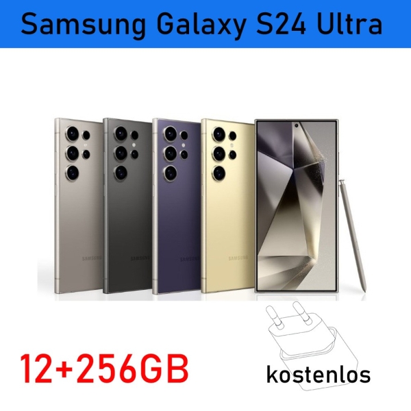 Neu Samsung Galaxy S24 Ultra 5G SM-S928U 12+256GB Ohne Simlock Smartphone