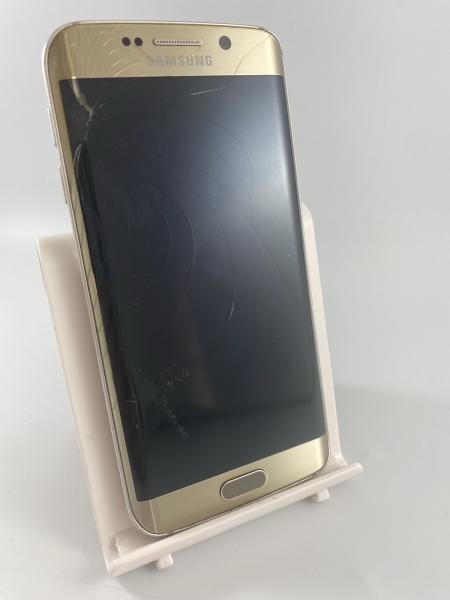 Samsung Galaxy S6 Edge Gold 32GB 5,1″ 16MP Android Smartphone gesprungen defekt #F1