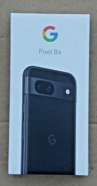 Google Pixel 8a 5G 128GB 8GB RAM Dual-SIM-frei entsperrt Smartphone, Obsidian