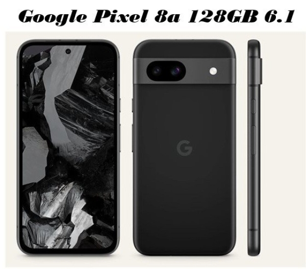 Google Pixel 8a 128GB 6,1″ schwarz makellos A++ entsperrt Android Smartphone
