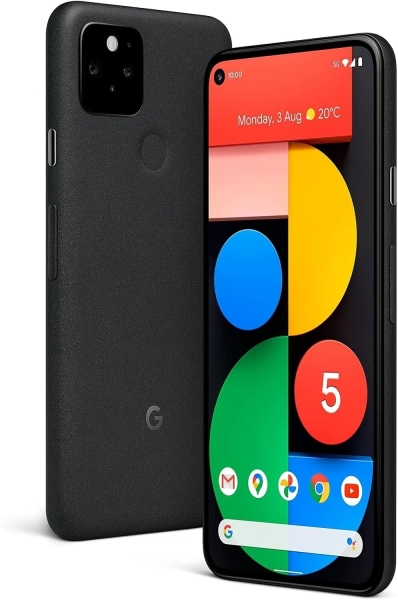 Google Pixel 5 GTT9Q 128GB Just Black entsperrt Smartphone – Top Zustand