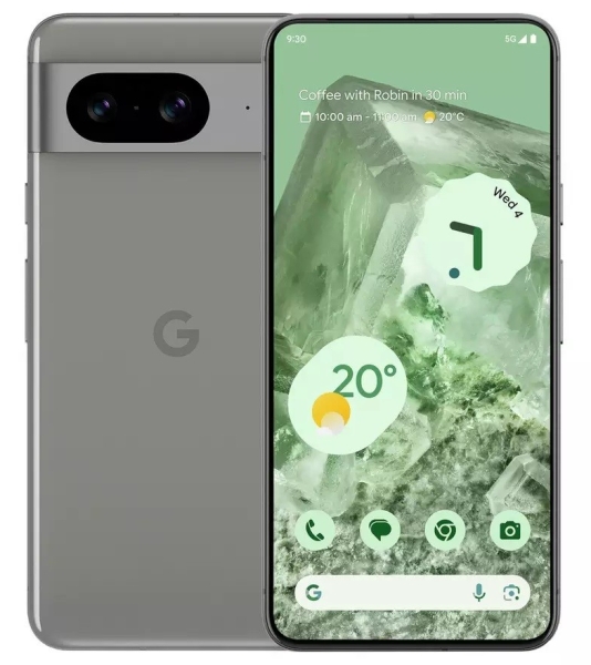 Google Pixel 8 Smartphone 5G 6,2″ Handy SIM frei 128GB Hazel