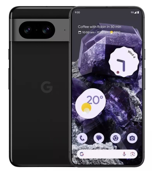 Google 5G Smartphone Pixel 8 6,2″ 128GB Handy SIM frei Obsidian