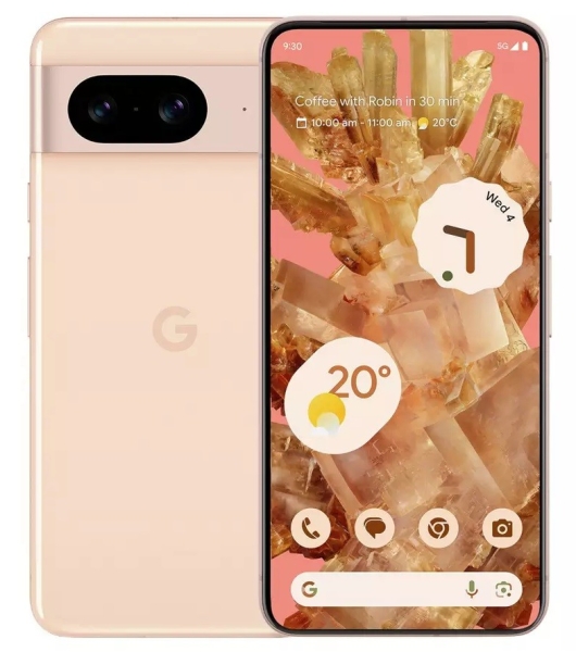 Google Pixel 8 5G Smartphone 6,2″ Handy SIM frei 128GB rose