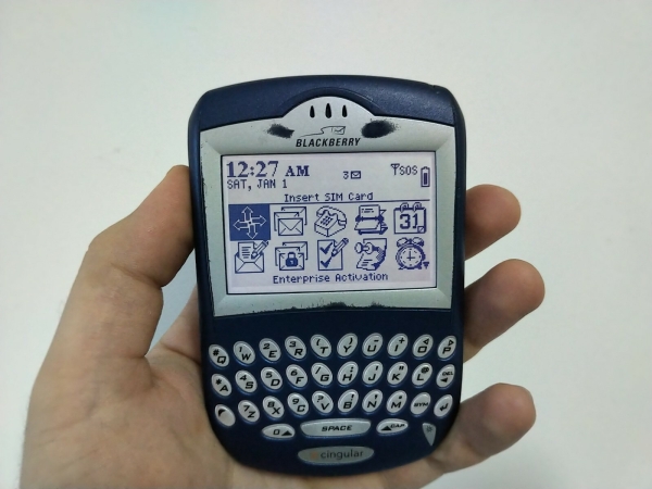 RAR BlackBerry 6280 Smartphone (entsperrt) – Blau Sammlerstück 6220 6210 6230