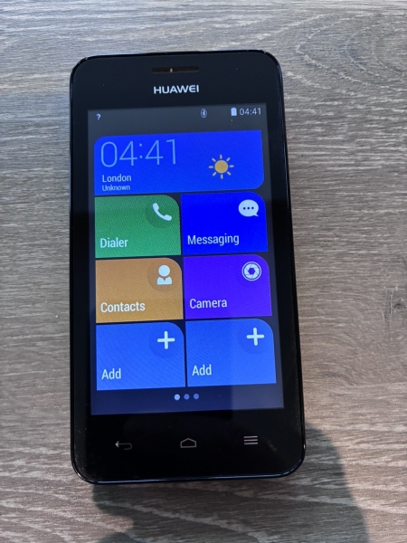 Huawei Ascend (Y330) 4GB entsperrt 3G Smartphone guter Zustand mit Ladegerät