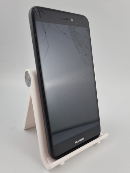 Huawei P8 Lite 2017 schwarz 16GB 5,2″ 12MP Android Smartphone gesprungen defekt #A