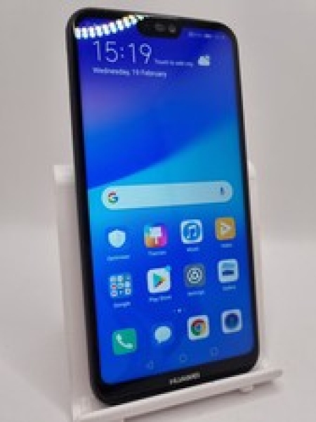 Huawei P20 Lite schwarz entsperrt Dual Sim 64GB Android Smartphone gesprungene Rückseite