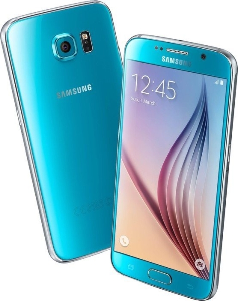Samsung Galaxy S6 – 32GB – Blue Topaz Smartphone ohne Simlock siehe Bilder