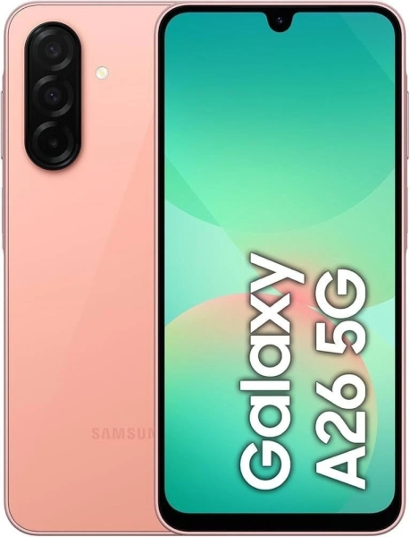 Samsung Galaxy A26 5G pink 6,7″ 128GB entsperrt versiegelt Smartphone brandneu UK
