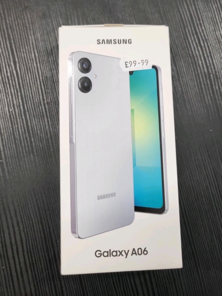 Samsung Galaxy A06 64GB, 4G, Dual-SIM, entsperrt Smartphone, UK