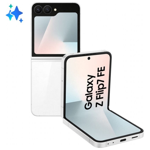 Samsung Galaxy Z Flip7 FE Smartphone 256GB 8GB Bianco