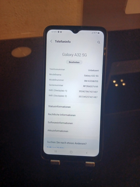 WIE NEU SMARTPHONE SAMSUNG GALAXY A32,5G