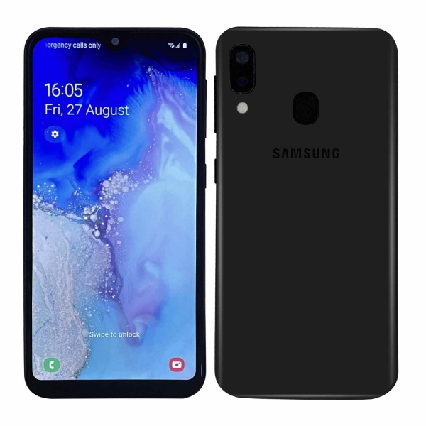 Samsung A20e 32GB schwarz entsperrt Dual SIM Android Smartphone SM-A202F Handy