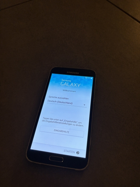 Samsung Galaxy S5 SM-G900F – 16GB – Charcoal Black (Ohne Simlock) Smartphone