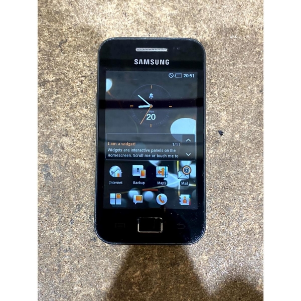 Samsung Galaxy Ace S5830 GT-S5830 Smartphone schwarz 3,5″ TFT Display 5MP 158MB