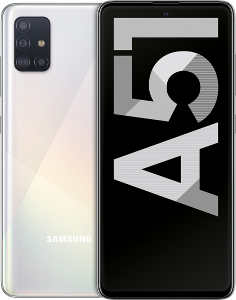 Samsung Galaxy A51 Smartphone 6,5 Zoll 128 GB Weiß #2 „teildefekt“ Eingebrannt