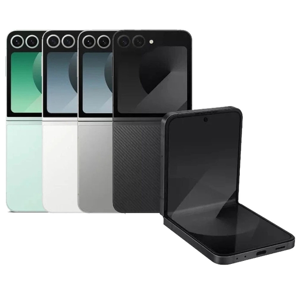 Neu Samsung Galaxy Z Flip6 – 256GB – Ohne Vertrag Smartphone Handys Schwarz/Weiß