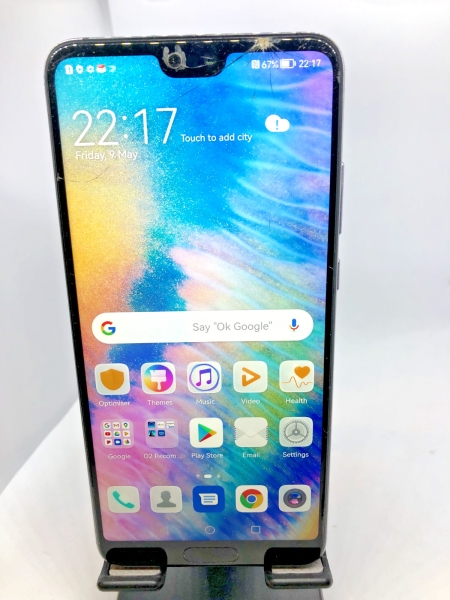 Huawei P20 – 128GB – Schwarz (Entsperrt) (Einzel-SIM) Voll Funktionsfähig B3-49
