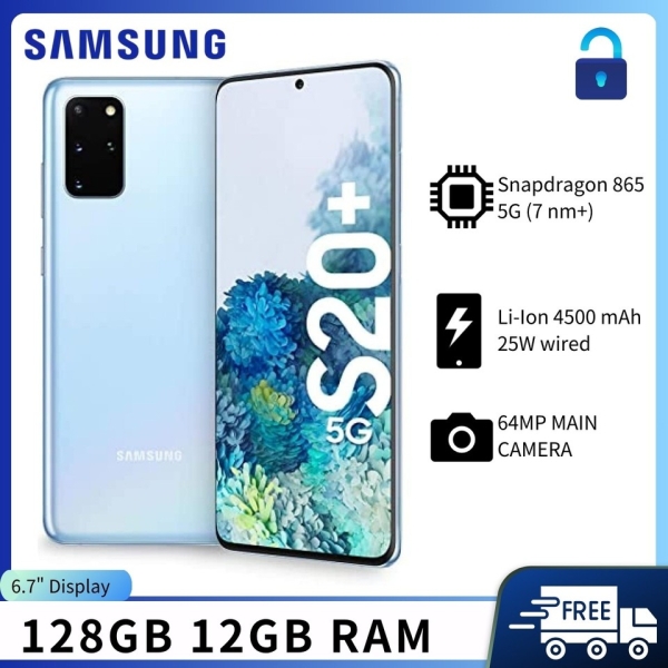 Neu Samsung Galaxy S20+ Plus 5G 128GB Ohne Handy Vertrag Alle Farben Smartphone